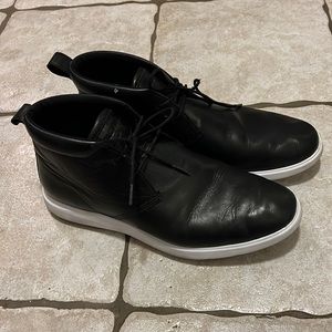 Cole Haan chukka black leather. Size 10.5